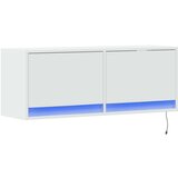  Zidni TV ormarić s LED svjetlima bijeli 100 x 31 x 38 cm | shoptok.hr