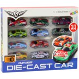 Set igračaka automobila - sportski trkaći automobili 1:64 - 10 komada | shoptok.hr