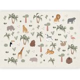  Foto tapeta - African Composition - Animals for the Children\'s Room on a Paper Background 500x350 Premium | shoptok.hr