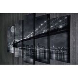 WALLXPERT Dekorativne slike na platnu, 70x20cm, 5 komada, Šarene Cijene