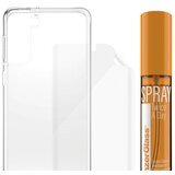 PanzerGlass čistilni ovitek za Samsung Galaxy S21+ (TPU, ClearCase, 30 ml sprej) (B7260) Cene