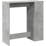  Barski stol s držačima siva boja betona 101x40x103,5 cm drveni | shoptok.hr