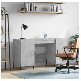 vidaXL Pisalna miza betonsko siva 140x50x75 cm inzenirski le | Shoptok.si