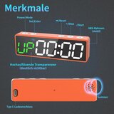 OUSMILE prenosni LED intervalni časovnik z magnetom | Shoptok.si