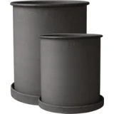PLANT POT large, 2 seta - brown