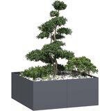  Sadilica antracit 100x100x40 cm od čelika | Eponuda.com