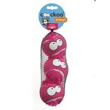 Duvo igračka za pse teniska lopta breezy l, 7.5cm, set od 3 kom, roze Cene