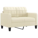  3-dijelni set sofa s jastucima krem od umjetne kože | shoptok.hr