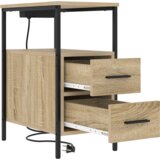 vidaXL Nočne omarice s predalom 2 pcs sonoma hrast 30 x 48 x 61 cm | Shoptok.si
