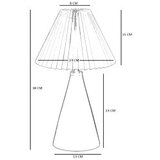 Opviq 8899-7 creamgoldoak table lamp | ePonuda.com