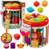 Interaktivna igračka sa senzornim blokovima, glazbom i motivima životinja Interaktivna igračka sa senzornim blokovima, glazbom i motivima životinja Slike