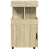 Barska kolica boja hrasta sonome 50x41x89 cm konstruirano drvo | Eponuda.com