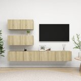 The Living Store Komplet TV omaric 4-delni sonoma hrast inženirski les - Komplet TV Omaric, (21374544) Cene