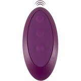 Vibepad 2 - punjivi, radio, vibrator za podlogu za lizanje (ljubičasta) | shoptok.hr