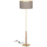 Eglo 390338 - Stojeća lampa SANTANDRIA 1xE27/40W/230V braon/zlatna | Eponuda.com