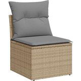 vidaXL 6-dijelni set vrtnih sofa s jastucima bež od poliratana | shoptok.hr