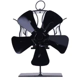 Ventilator peči za boljšo porazdelitev toplote 5 lopatic Black, (21551998)