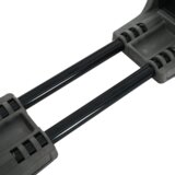 vidaXL Naslon za pucanje Siva 46 x 14 x 19.5 cm Plastika | shoptok.hr