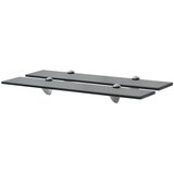 vidaXL Zidne police 2 kom staklene 60 x 20 cm 8 mm Cijene