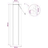 Rolo zavjesa Smeđa 50 x 220 cm Bambus | shoptok.hr