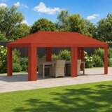 Gazebo Pokrivač 6 x 3 m Terakota Poliester 190 gsm | Eponuda.ba