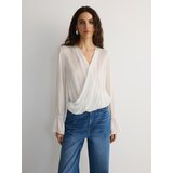 Reserved - Bluza od viskoze - krem Cijene