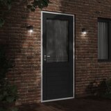  Vanjska zidna svjetiljka crna od lijevanog aluminija | Eponuda.com