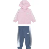 ADIDAS SPORTSWEAR Športna trenirka 'Essentials' modra / roza / bela