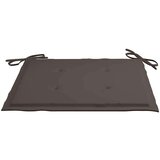  Jastuci za vrtne stolice 4 kom smeđesivi 40x40x3 cm od tkanine | shoptok.hr