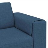  Kauč za dnevni boravak Plava 250 x 77 x 76 cm Poliester | shoptok.hr