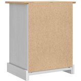  Noćni ormarić Corona Bijelo 53 x 39 x 66 cm Čvrsto borovo drvo | Eponuda.ba