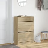 Ormarić za cipele s 2 ladice boja hrasta 80 x 34 x 116 cm | Eponuda.ba