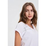 Marisse White Cotton Blouse | ePonuda.com
