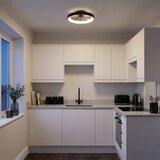 Brilagi LED plafonski ventilator (prigušiva) LED/34W/230V prečnik 50 cm crni + daljinski upravljač | Eponuda.com
