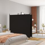vidaXL Paravan 2-delni črn 348x180 cm blago Cene