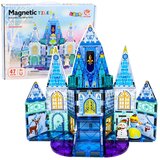  Magnetne građevinske kocke Dvorac ledene princeze plave boje 47 kom. | shoptok.hr
