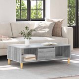  Kava Stol Siva Sonoma 102 x 55 x 35 cm Konstruirano drvo | Eponuda.com