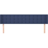  Uzglavlje s ušima plavo 183x16x78/88 cm od tkanine | shoptok.hr