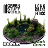 Green Stuff World long grass flock 100mm - color dark green Cene
