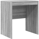 vidaXL Siva pisalna miza Sivi sonomski videz Iverna plošča 70 x 50 x 76 cm | Shoptok.si