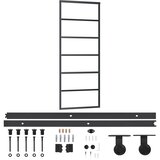  Klizna vrata s priborom ESG staklo i aluminij 76 x 205 cm | Eponuda.com