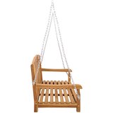  Ljuljačka Prirodna 114 x 60 x 60,5 cm Čvrsto teak drvo | shoptok.hr