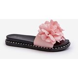 Boto FK1 Women's Pink Flower Embellished Sandals Cellanen | Shoptok.si