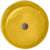 Cipì nasadni okrugli umivaonik index mustard yellow (promjer: 42 cm, bez izljeva, žute boje) Cijene