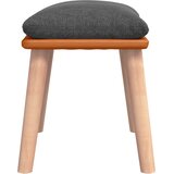  Tabure tamnosivi 45x29,5x35 cm od tkanine i umjetne kože | Shoptok.si