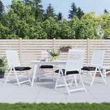  Jastuci za stolice 4 kom crni karirani 50x50x7 cm od tkanine | shoptok.hr