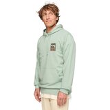 Billabong Majica 'Stamp' rjava / pastelno zelena / črna | Shoptok.si
