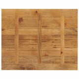 Stolna ploča 90x80x3,8 cm pravokutna od masivnog drva manga | Eponuda.com