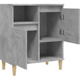  Komoda siva boja betona 60x35x70 cm od konstruiranog drva Slike