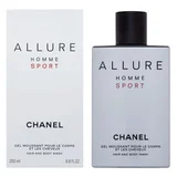 allure homme sport gel za prhanje 200 ml za moške